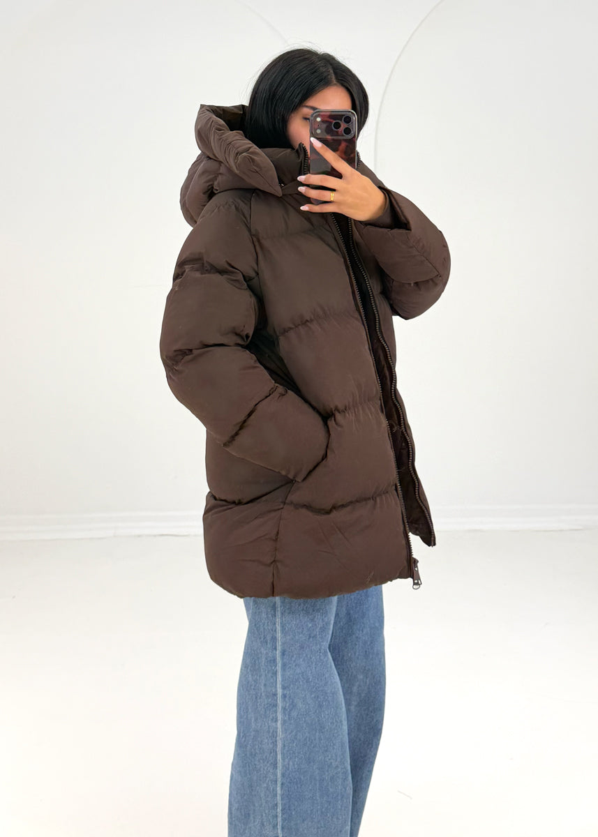 Steppjacke mit Kapuze