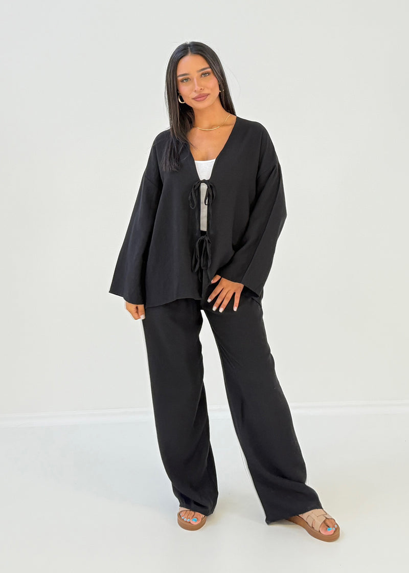 Zweiteiler mit Schleifenbindung